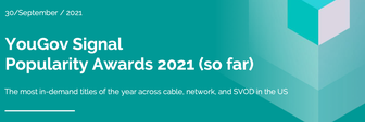 YouGov Signal Popularity Awards 2021 - So Far Cover